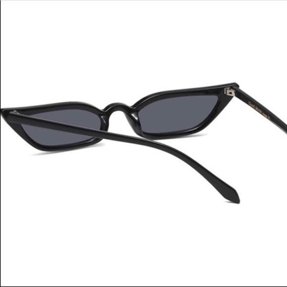 Accessories Hp Black Thin Cat Eye Fashion Sunglasses Poshmark